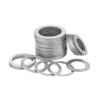 304 Stainless Steel Super Thin Flat Washers M3 M4 M5 Ultra Thin Gaskets 0.1 0.2 0.3 0.5mm Thickness Flat Pads(M4x6x0.2mm 100pcs)