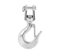 304 Stainless Steel Swivel Lifting Hook with Latch, 650kg/1000kg Heavy Duty Rigging Accessory, 360° Rotating Hook for Hoisting Machinery, Mining and Port Loading (1000kg)