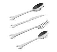 304 Stainless Steel Tableware Creative Wrench Shape Spoon Dinner Steak Cutter Spanner Cutlery Fruit Dessert Tea Picnic Flatware
