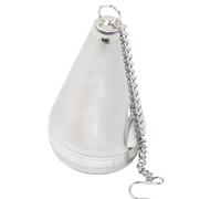 304 Stainless Steel Tea Infuser Strainer for Loose Leaves Tea with Fine Meshes Filter and Extended Chain Hook Drip Tray Kitchen Brewing Tool