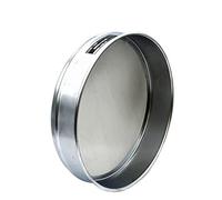 304 Stainless Steel Test Sieve - 30 cm Diameter, 18-200 Mesh, Laboratory Standard Sampling(24 mesh)