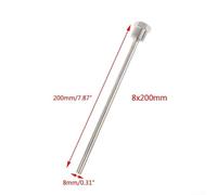 304 Stainless Steel Thermowell for BSP G 1/2" Thread, 30-200 mm Length, 6 mm ID / 8 mm OD, for Temperature Sensors, Max 250°C & 2 MPa(8x200mm)