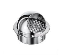 304 Stainless Steel Thickened Exterior Wall Hood Is Thick, Stainless, Non-deformable, Exhausts Smoothly, Windproof And Rainproof Exhaust Hood 1 Piece(130mm (5 inches))
