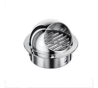 304 Stainless Steel Thickened Exterior Wall Hood Is Thick, Stainless, Non-deformable, Exhausts Smoothly, Windproof And Rainproof Exhaust Hood 1 Piece(70mm (2.8 inches))