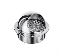 304 Stainless Steel Thickened Exterior Wall Hood Is Thick, Stainless, Non-deformable, Exhausts Smoothly, Windproof And Rainproof Exhaust Hood 1 Piece(100mm (4 inches))