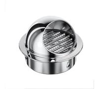304 Stainless Steel Thickened Exterior Wall Hood Is Thick, Stainless, Non-deformable, Exhausts Smoothly, Windproof And Rainproof Exhaust Hood 1 Piece(300mm (12 inches))