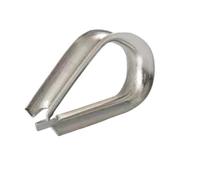 304 Stainless Steel Thimbles Ring Clamp Cable Wire Rope Sleeve(M16 (1Pcs))