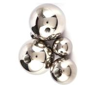 304 Stainless Steel Threaded Half Hole Ball M6 Blind Hole 10-60mm 1pcs(OD 20mm)