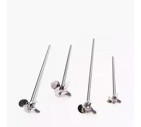 304 Stainless Steel Three-Bladed Propeller Stirring Paddle for Laboratory Mixer(Three leaves 70mm)