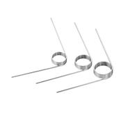 304 stainless steel torsion spring, V-shaped left-hand rotation spring, Wire Diameter 1.4mm Outer Diameter 9mm Number of Coils 7 laps Angle 90°, 5Pcs