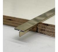 304 Stainless Steel Transition Strips - 2pcs Threshold Edge Trim Bar, 47.2" Long, Smooth Floor Connecting Strip for Bridging Gaps