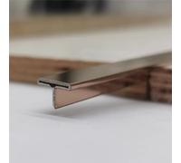 304 Stainless Steel Transition Strips - 47.2-Inch Threshold Edge Trim Bar for Smooth Floor Connections and Bridging Gaps, 2 Pack