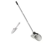 304 Stainless Steel Treasure Tool for Sand Soil Sifting in Various Conditions Feature Antislip Grip Lightweight Gold Prospecting Scoops