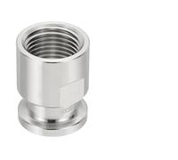 304 Stainless Steel Tri Clamp Adapter with /2 Inch for NPT Female Thread and 25.4 mm Ferrule, Mirror Polished Sanitary Fitting for Hydraulic Pneumatic Food Dairy B