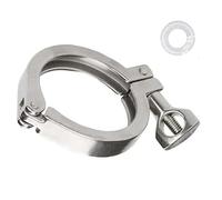 304 Stainless Steel Tri Clamp Fitting - Heavy Duty Sanitary Ferrule O/D 91mm-268mm(89mmx106mm)