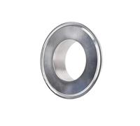 304 Stainless Steel Tri Clamp Reducer End Cover - 32mm Hose Inner Diameter for Easy Installation and Durable Performance(4 inchx3 inch)