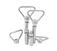 304 Stainless Steel Triangle Expansion Bolts M8 M10 M12 M14 M16 M20 Triangular Ring Wall Anchors Eye Screws(M8x70mm(1pcs))