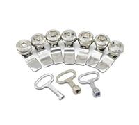 304 Stainless Steel Triangle Lock MS705 Tongue Lock Opening 22mm Cabinet Door Elevator Lock Cam Lock 1Pcs(3 Angle Lock core H)