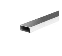 304 Stainless Steel Tube Length 200mm, 304 Stainless Steel Rectangular Tube, Square Hollow Section Pipes(20mm x 40mm x 2mm)
