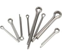 304 Stainless Steel U-Shape Split Cotter Pin | M1-M10 8-100mm 1/2/5/10/25/50 pcs Usage: Tractors Machinery Automotive Fastening(35mm,5pcs M6)