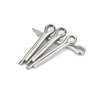 304 Stainless Steel U Shape Type Spring Cotter Hair Pin Split Clamp Tractor Open Elastic Clip for Car(M6x100mm-5pcs)