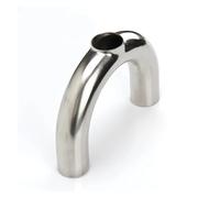 304 Stainless Steel U-Shaped Tee Pipe 180 Degree Elbow Welded Pipe 19/25/32/38/45/51mm Stainless Steel Elbow(25MM_1 PCS)