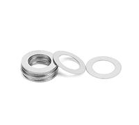 304 Stainless Steel Ultra-thin Flat Washer, 50 Pieces/Batch, M3 M4 M5 M6 M8 M10 M12, Adjustable .Hardware Accessories(M3x6,0.2mm)
