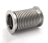 304 Stainless Steel Vacuum Bellows Flexible Hose Pipe Fitting for Pump - KF16, KF25, KF40, KF50-1PC(KF40 250mm Hard)