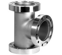 304 Stainless Steel Vacuum Tee Fitting, 2.12" CF Flanges, UHV Rotatable, 1pcs(CF200)