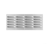 304 Stainless Steel Venting Panel for Outdoor Kitchen - Rust Resistant Air Vent for BBQ Grill Island - 13.5x5.25 Inch Cutout
