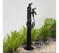 304 Stainless Steel Vertical Garden Water Column Fountain Decorative Water Feature & Dispenser for Courtyard Irrigation Black (7 14cm/5.5in)