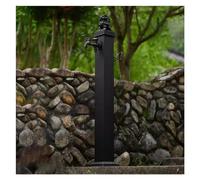304 Stainless Steel Vertical Garden Water Column, Outdoor Independent Water Pipe with Locking All-Copper Faucet, Courtyard Feature (B, 116cm)