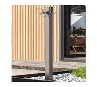 304 Stainless Steel Vertical Garden Water Column, Outdoor Water Tap for Courtyard, Durable Cylindrical Design, Easy Installation, Side Water Inlet A, Perfect for Gardening