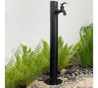 304 Stainless Steel Vertical Garden Water Column with Double Faucet, Durable Freeze-Proof Outdoor Water Dispenser, Effortless Watering Solution for Gardens and Patios
