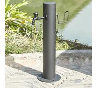 304 Stainless Steel Vertical Garden Water Column with Freeze Crack Protection Floor Mount Water Tap for Outdoor Yard Hydrant Frost Proof Water Feature Fountain Beauty Comes