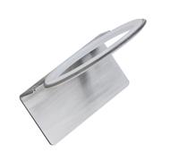 304 Stainless Steel Wall Mounted Hair Dryer Bracket Silver | Lightweight, Space Saving Design, Bedroom and Barbershop Use, Modern Finish, Single Piece Pack