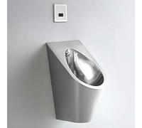 304 Stainless Steel Wall-Mounted Men's Urinal with Smart Sensor - Durable Commercial Restroom Fixture for Schools Malls and Public Bathrooms