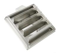 304 Stainless Steel Wall Vent Cap with Anti Draft Gravity Flap for Efficient Airflow