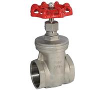 304 Stainless Steel Water Pipe Internal Thread Gate Valve Water Meter Valve Straight Through 1pcs(Size 2")