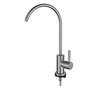 304 Stainless Steel Water Purifier Faucet Direct Drinking Tap with Single Handle 4 Point Rotatable Design for Kitchen Ideal for Sit & Stand Use