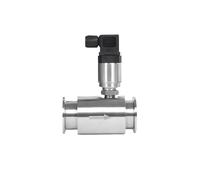 304 Stainless Steel Water Turbine Flow Meter, DN15-DN50 Clamp Connection Liquid Flow Sensor, 4-20mA Output Precise Readings(DN32)