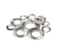 304 Stainless Steel Wave Spring Washers Axial Compression Lock for Bolts Screws Anti-Vibration Washer Kit(M10 (40 pieces))