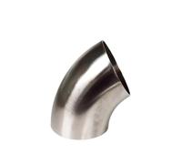 304 Stainless Steel Weld 30/45/60/90° Elbow Pipe Fitting | 19/25/32/38/45/51/57/63/76/89/102/108Mm(60°,76mm x 2mm)