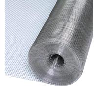 304 Stainless Steel Welded Mesh Panel, 10mm Square Opening Reinforced Poultry Fencing, Weatherproof Animal Enclosure for Backyard, Farm and Landscape Applications