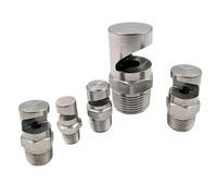 304 Stainless Steel Wide Angle Nozzle - for Home Kitchen Garden Wide Angle Flat Fan Spray tip (1/8, 1/4, 3/8, 1/2, 3/4) 1/4 Wide Angle Fan Nozzle (Hole Diameter 1.4mm) 5pcs