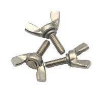 304 Stainless Steel Wing Screw Bolt Butterfly Hand Tighten Thumb M3 M4 M5 M6 M8 M10 M12(M10 x2pcs,35mm)