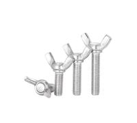 304 Stainless Steel Wing Screw Butterfly Bolt Thumb Screws With Wing Nuts M3 M4 M5 M6 M8 M10 M12(55mm,M3 (5pcs))