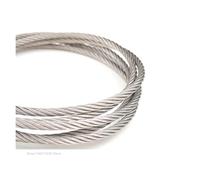 304 Stainless Steel Wire 0.m-4.0mm Soft Cable for Fishing & Clothes Drying 7x7 Structure 20m Fishing Wire Heavy Duty Lifting Line