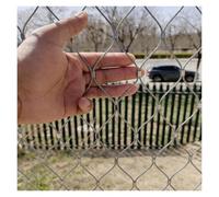 304 Stainless Steel Wire Mesh 1.5x7m Flexible DIY Balustrade Animal Poultry Cage Net 3cm/1.2mm Decorative Balcony & Stairs Fence Durable & Corrosion Resistant