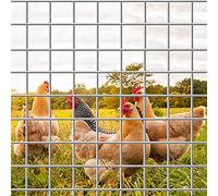 304 Stainless Steel Wire Mesh, 6 Mesh Chicken Fence for Rabbit Enclosure, Durable Ventilated Metal Grid for Garden & Cabinet, Corrosion-Resistant, 100x100 cm.